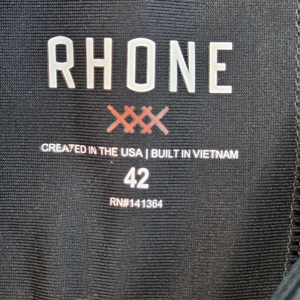 Rhone Commuter Pants Mens 42 Synthetic Blend Stretch Straight Leg Dark Navy Blue